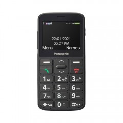 Panasonic KX-TU160 Single SIM Κινητό με Μεγάλα Κουμπιά Μαύρο